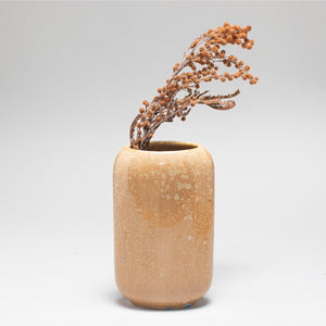 Crystalline Amber Vase-Small